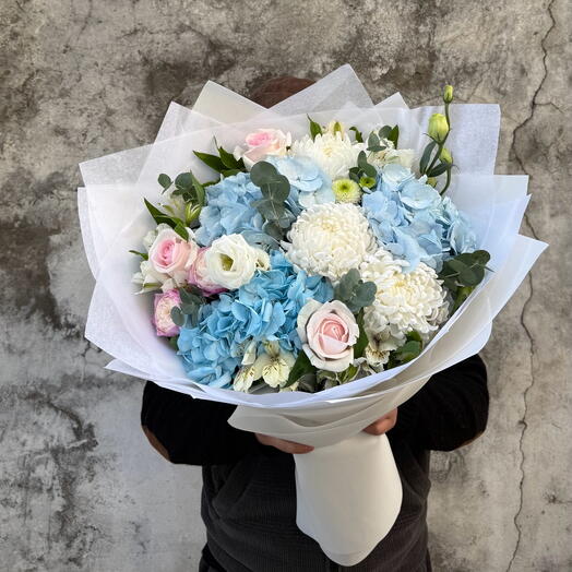 Букет из гортензий 1