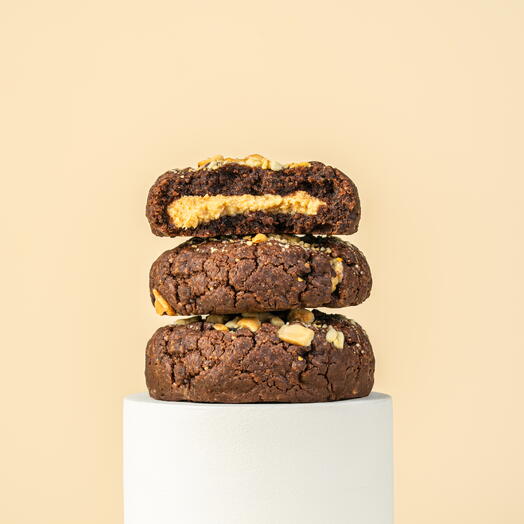 Американское печенье/ крамбл кукис, печенье с начинкой Шоколад и  Арахисовая паста