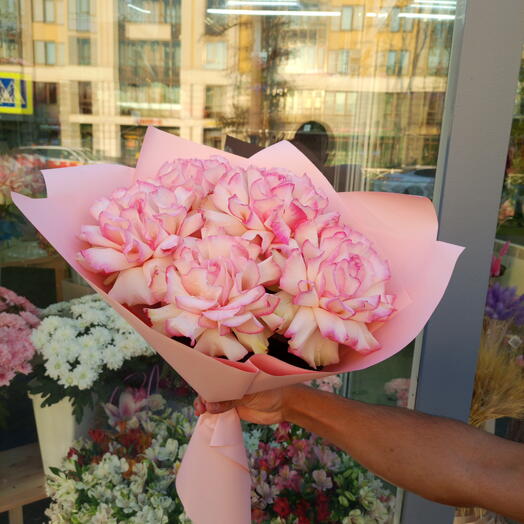 Букет из 5 французских роз🌺