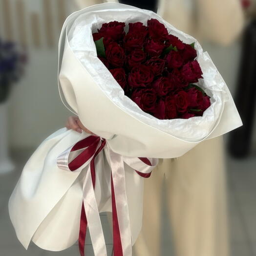 Букет из красных роз