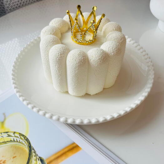 Бенто торт муссовый Белая корона 👑 Маме, девушке, подруге, подарок , день рождения