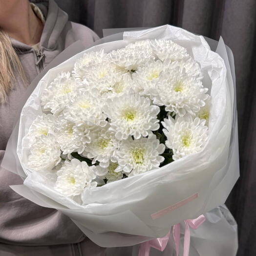 Букет из кустовых хризантем