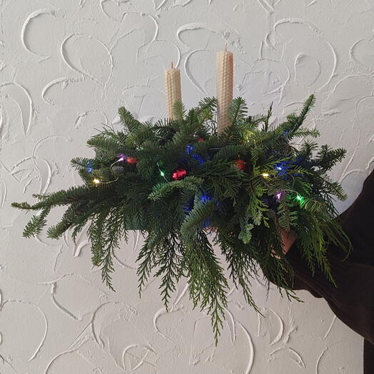 Настольная, новогодняя композиция 3