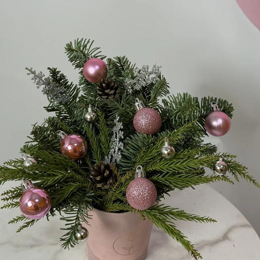 Нежная новогодняя композиция