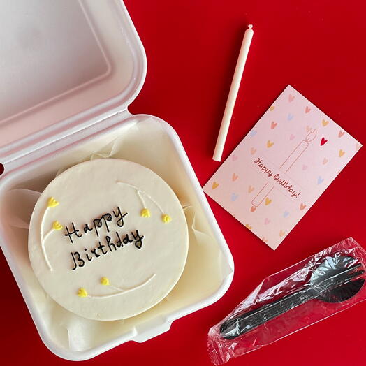 Бенто-тортик на день рождения Happy Birthday жене девушке маме бабушке
