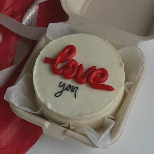 Бенто торт "love you"