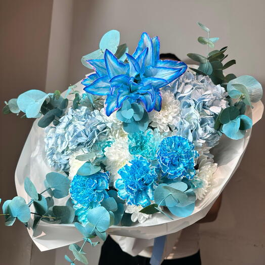 «Ледяное сердце» авторский букет