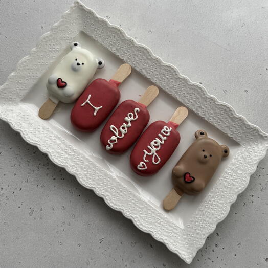 Пирожное эскимо l love you