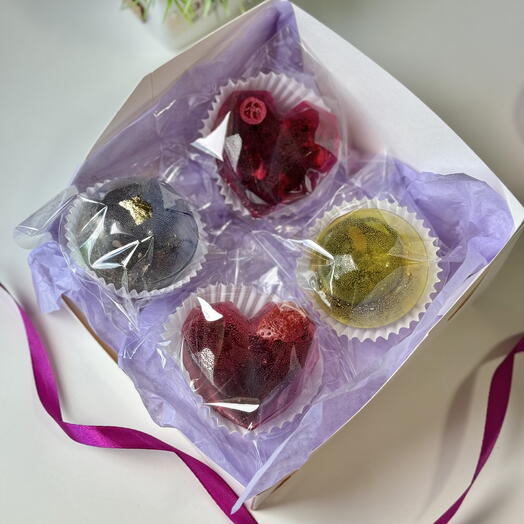 Подарок на день рождения, чайный набор, чайные бомбочки/ heart/love gift/ tea lover gift set/ для любителей чая