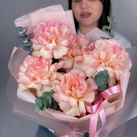 ♥️ Букет из розовых французских роз ♥️