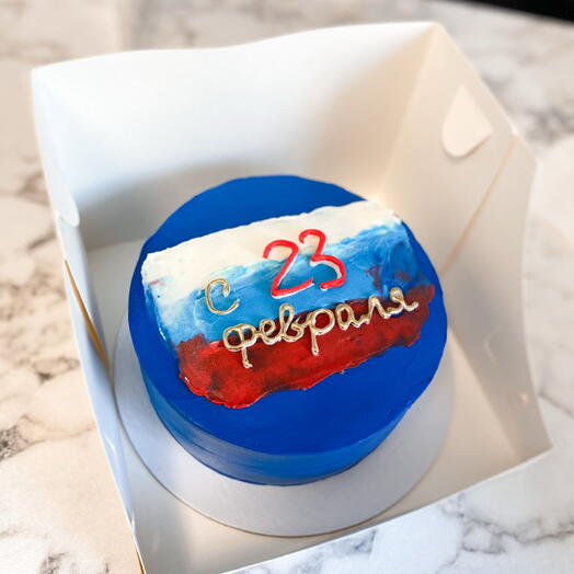 Торт на 23 февраля