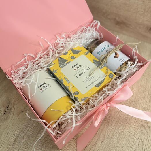 Подарочный набор Harbor Herbs в нежно-розовой коробке