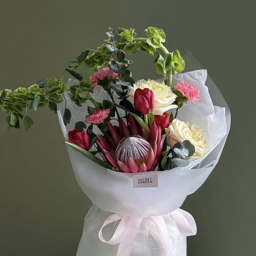 Шикарный сборный букет с протеей❣️