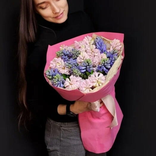 Букет из 25 гиацинтов