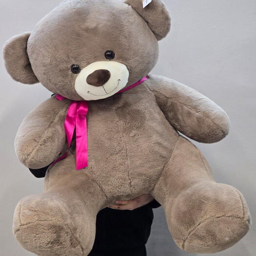 Большой медвежонк с лентой