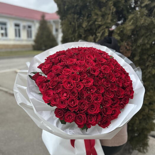 101 высокая роза