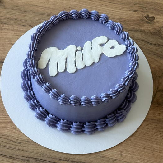 Торт 1кг в стиле Ламбет в подарок на день рождения подруге «Milfa»