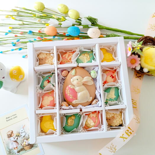 Подарочный бокс «Пасхальный кролик: Весенняя сказка» 🐰🌸