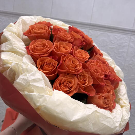 Букет из 25 голландских роз