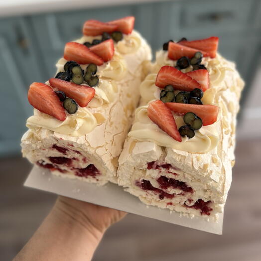 Меренговый рулет