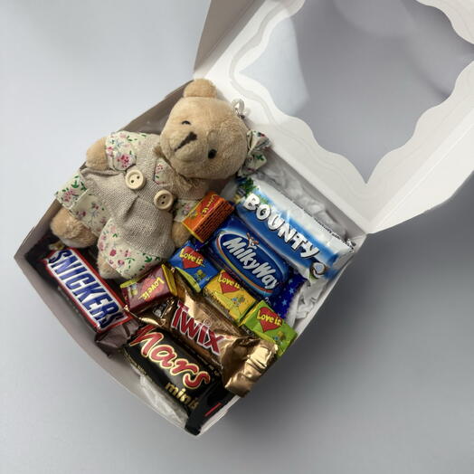 Набор сладкий номер 7(Мишка с шоколадом 🧸🍫