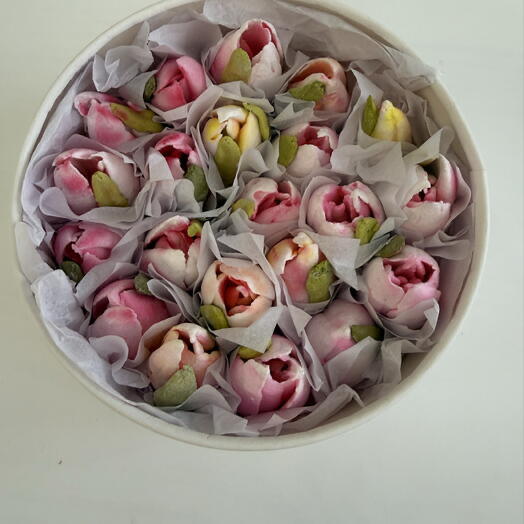 Flores de malvavisco Tamaño S