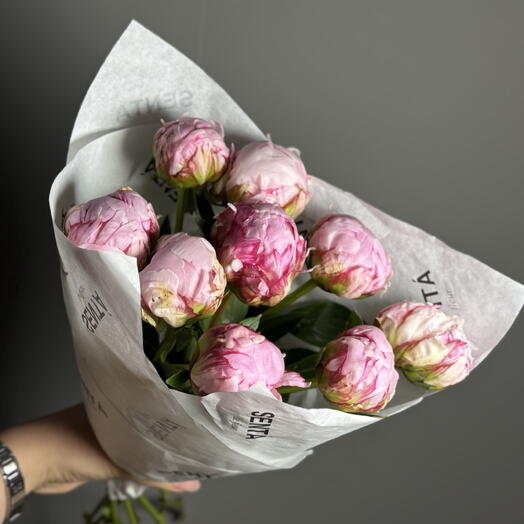 Букет Пион Сара 9🌸