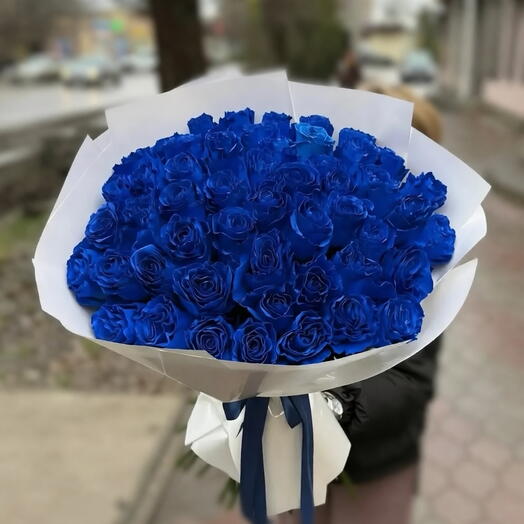 😍51 синяя роза 😍