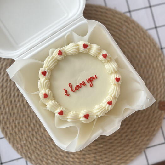 Бенто торт i love you