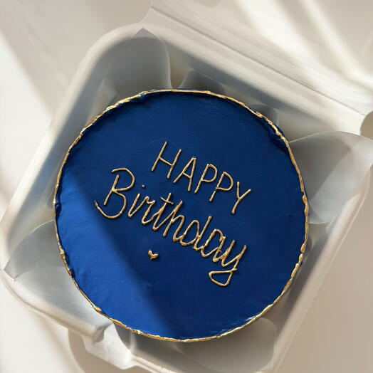 Бенто синий happy birthday