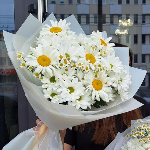 Букет из множества ромашек💕