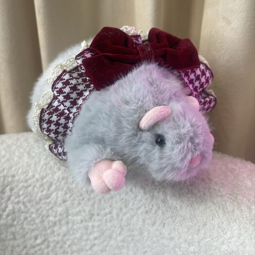 Плюшевая крыска в юбочке 🐀