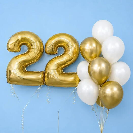 Набор Шаров 37, 13 штук, надутых гелием