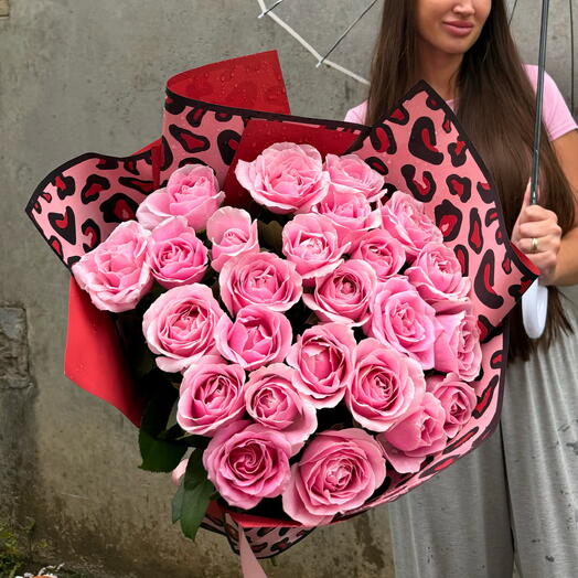 Букет роз 25 шт🌸