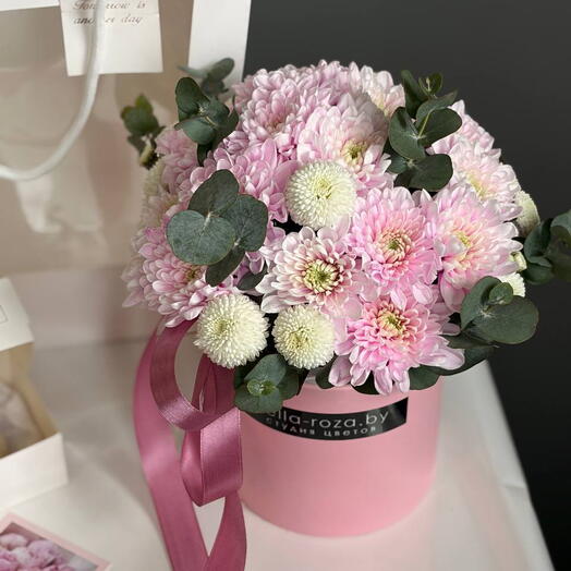 «Розовая нежность» в коробочке +подарочная переноска 🌸