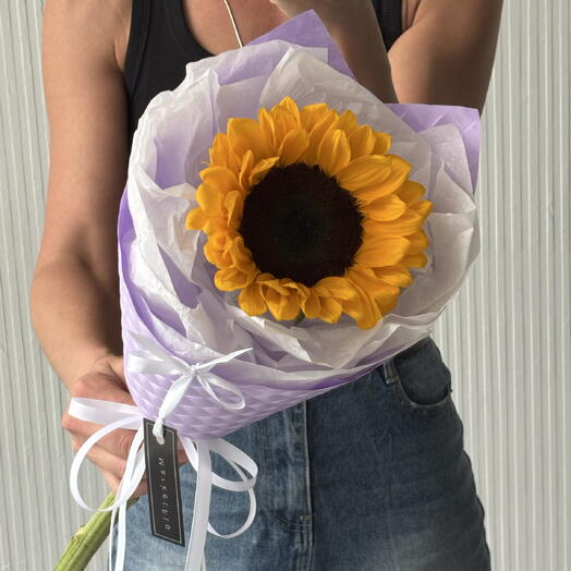 🌻 ПОДСОЛНУХ В СТИЛЬНОЙ УПАКОВКЕ