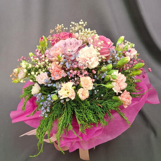 Малиновый тортик цветов 💐