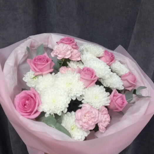 Авторский круглый букет 💐