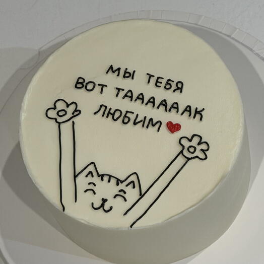 Торт 1кг кот
