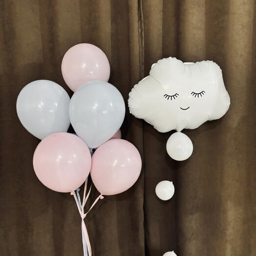 ☁️Сет воздушных шаров «облачко»☁️