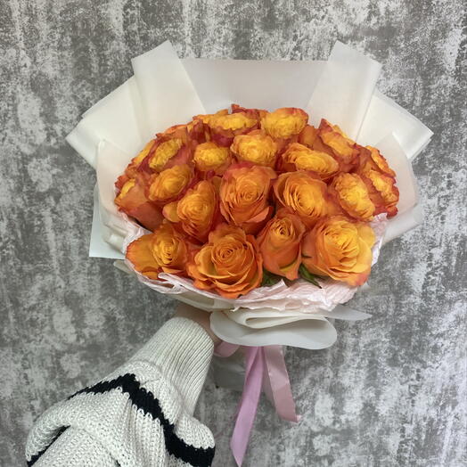 Букет из 25 кенийских роз
