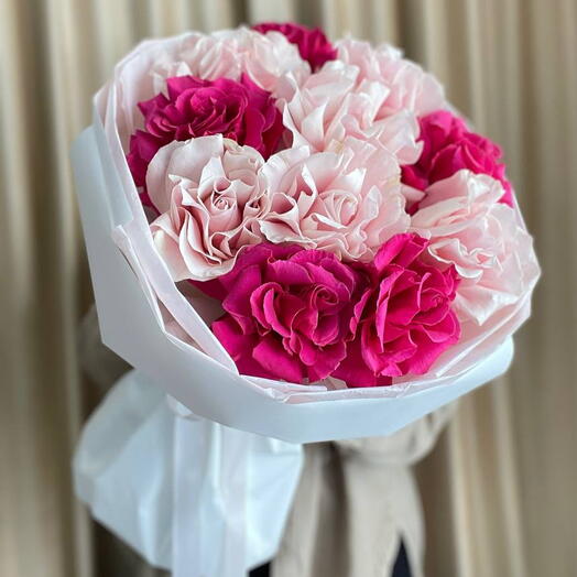 Букет из микса французских роз 💕