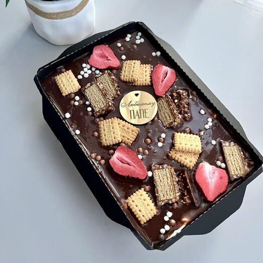 Кейк-бокс Сникерс | Торт с собой | Cake to go | Торт в кружке, в банке | Подарок папе | День отца