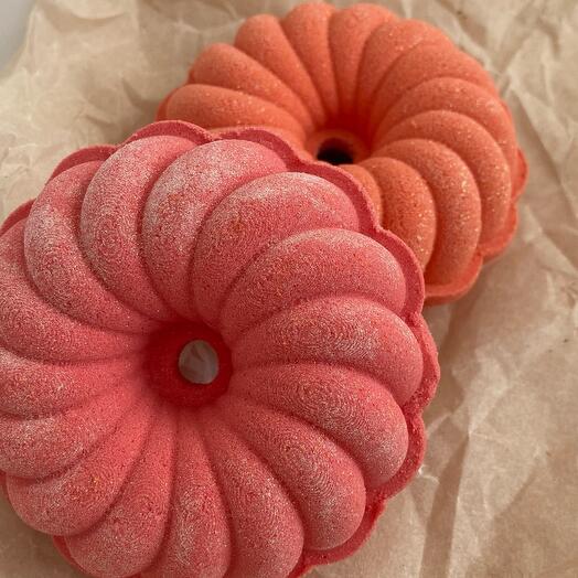 Набор бомбочек для ванны «Зефирный пончик»