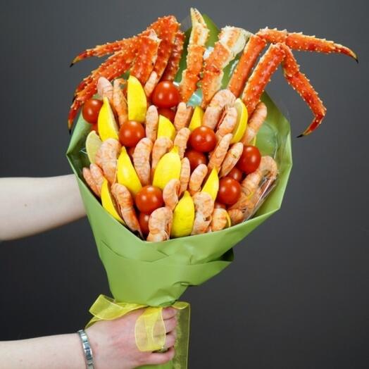Bouquet of shrimp and crab MAX