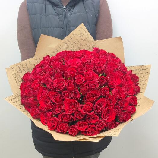 101 красная роза для любимой