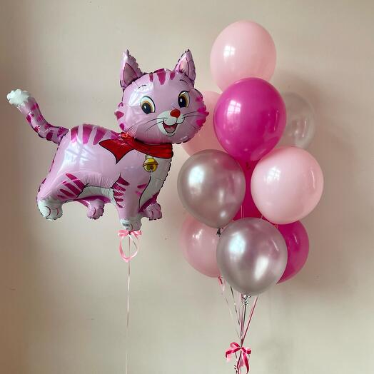 Kitten and fountain 11pcs