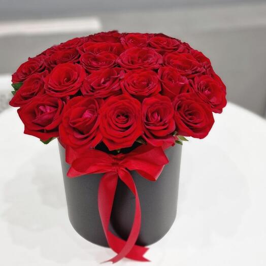 Розы в коробке