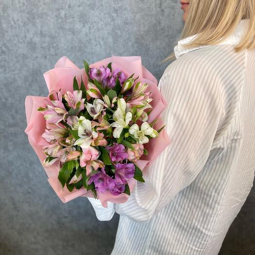 9 Альстромерий розовый