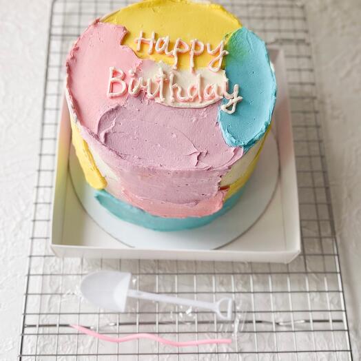 Pastel de cumpleaños "happy birthday" 1200 gr